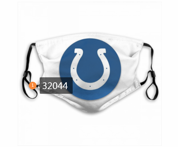 NFL 2020 Indianapolis Colts 126 Dust mask with filter